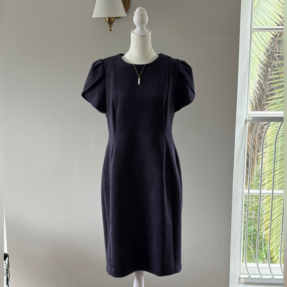 Calvin Klein Navy Midi Dress